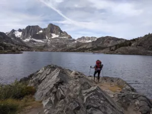 John Muir Trail Northbound: Florence Lake to Yosemite Valley - Day 9 - Travel beneath the Ritter Range and Thousand Island Lakes