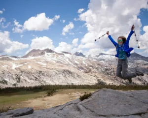 Yosemite Grand Traverse Backpack - Day 3 - Climb Isberg Pass & Camp at Lake 10k